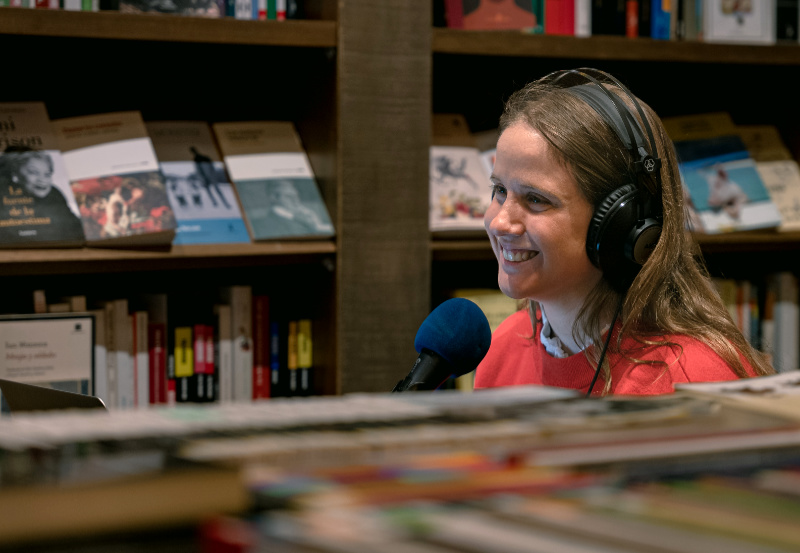 La cocina del podcast «Trazados»