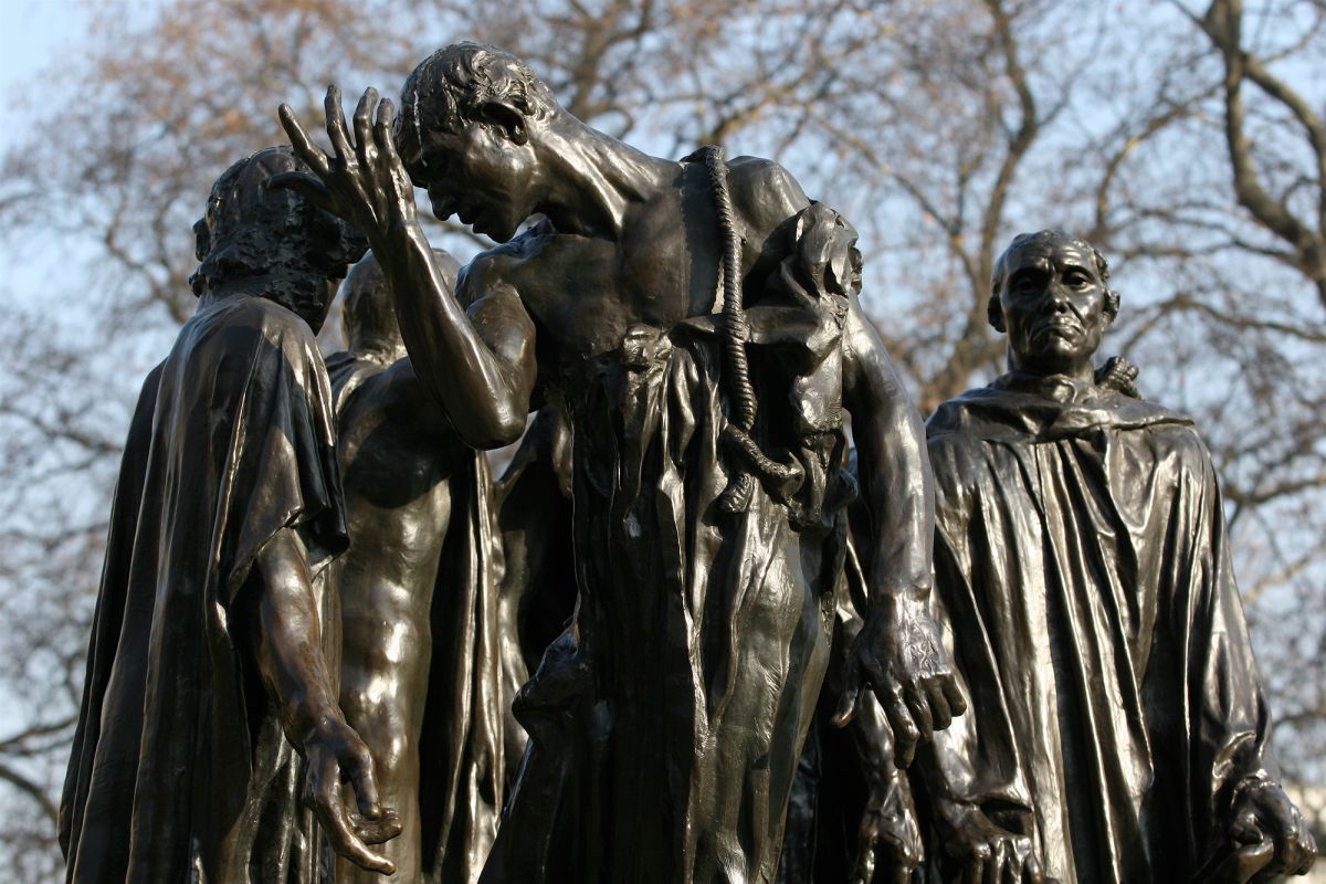 «Los burgueses de Calais», de Auguste Rodin (1889)