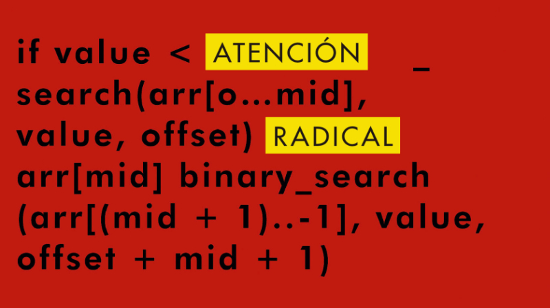 Atención radical y sostenida