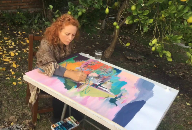 Álbum de creación: la artista Rita Fischer