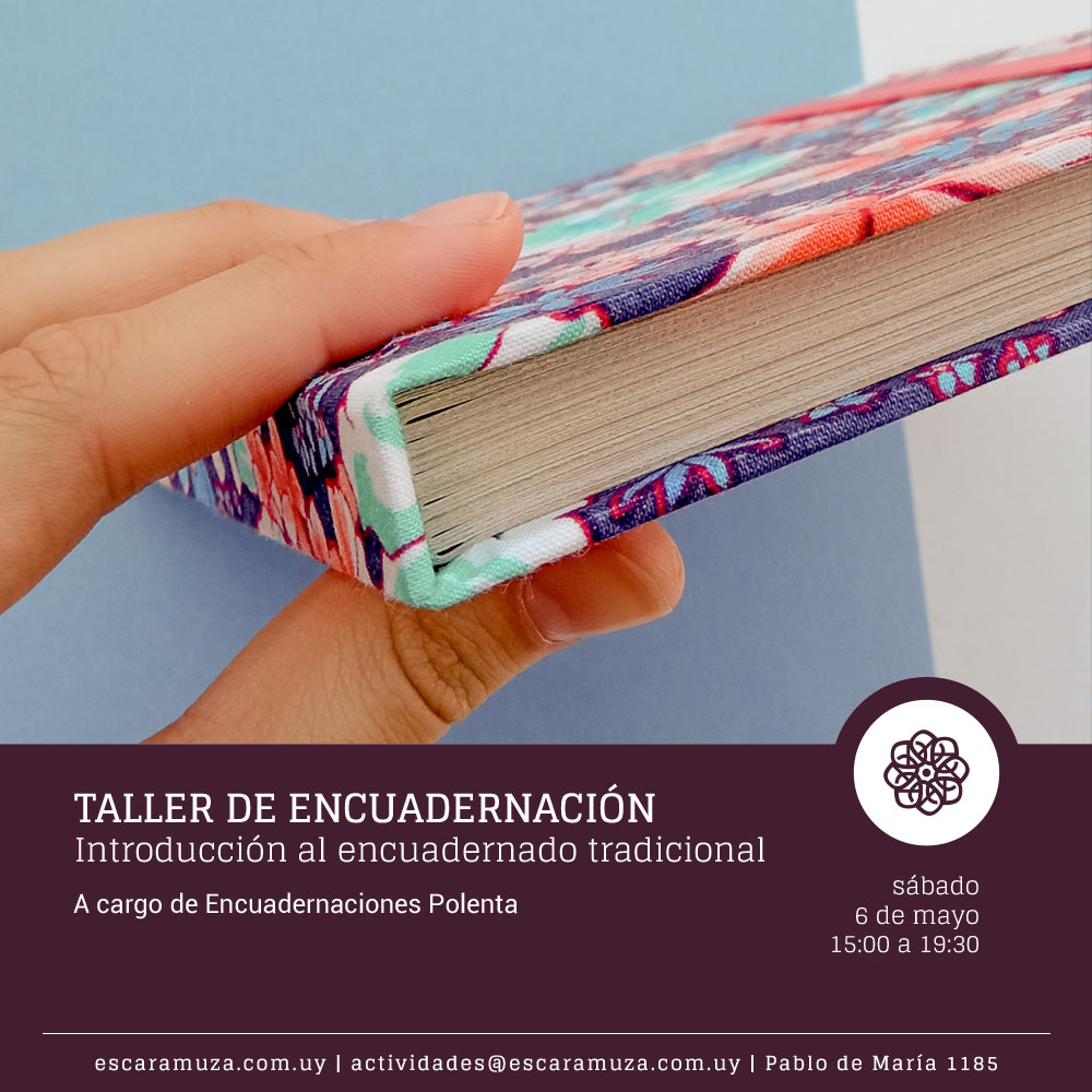 Taller de encuadernación - Escaramuza - Libros y café