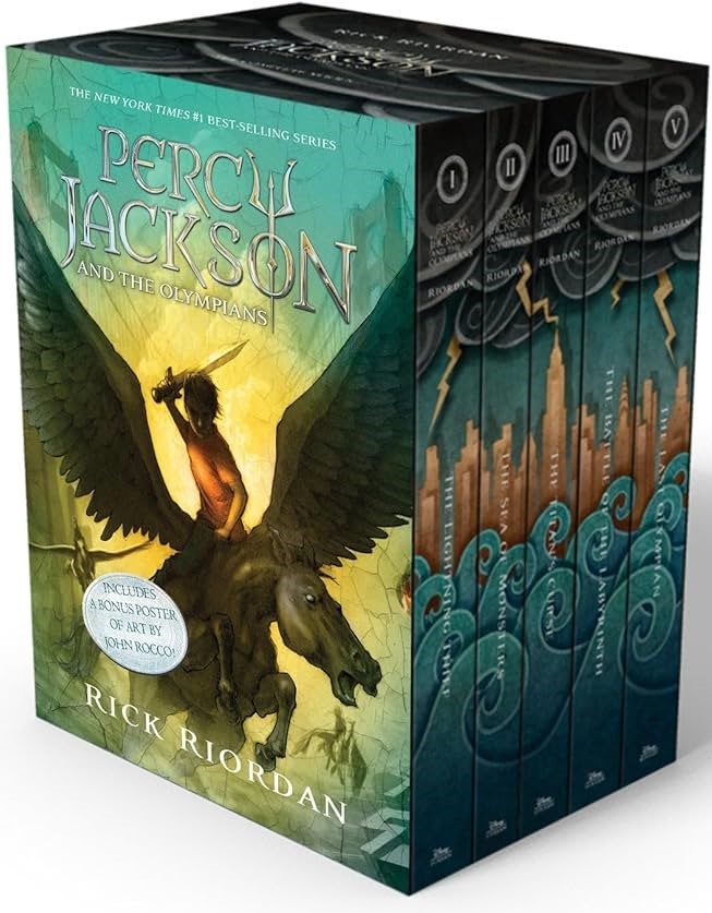 PERCY JACKSON AND THE OLYMPIANS (5 BOOK PB BOXED SET)