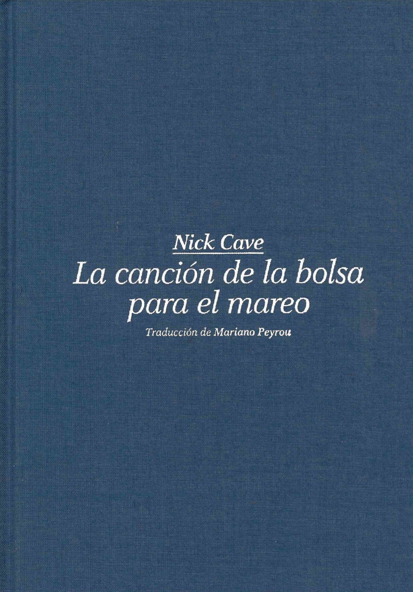 LA CANCIÓN DE LA BOLSA PARA EL MAREO