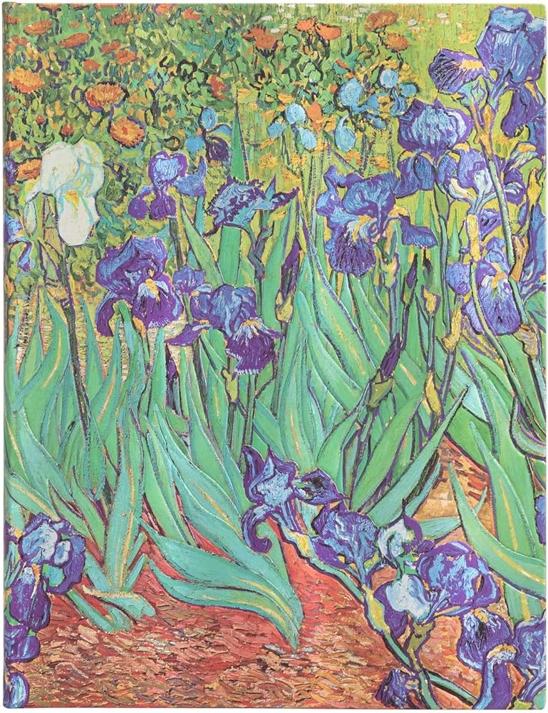 LIBRETA VAN GOGH´S IRISES - CUADERNO ULTRA LISO TAPA DURA