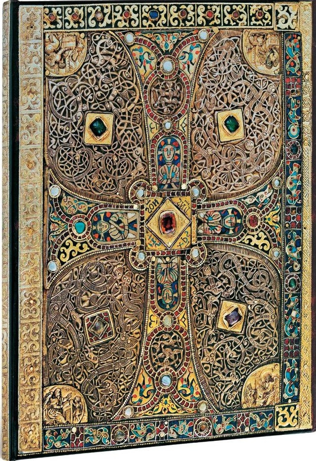 LINDAU GOSPELS - CUADERNO MIDI RENGLONES TAPA DURA
