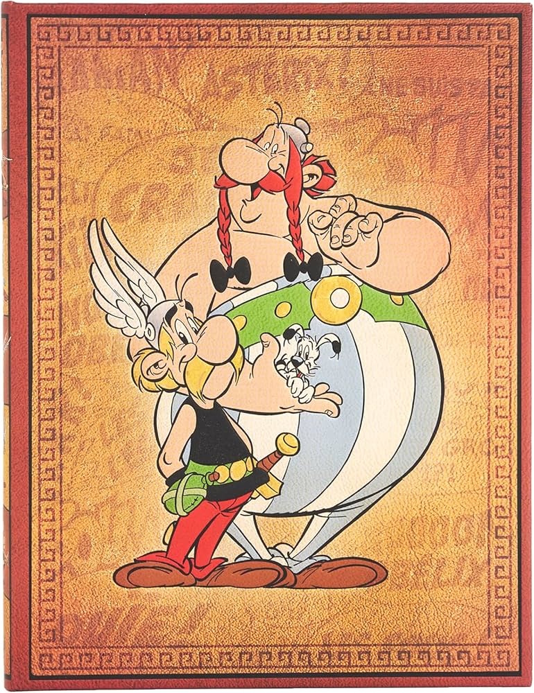 LIBRETA ASTERIX Y OBELIX ULTRA TAPA DURA RENGLÓN